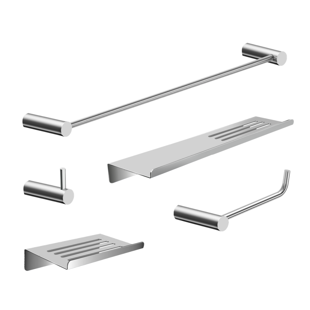 Kit Acessórios Para Banheiro 5 Peças Grego Metal 2101or