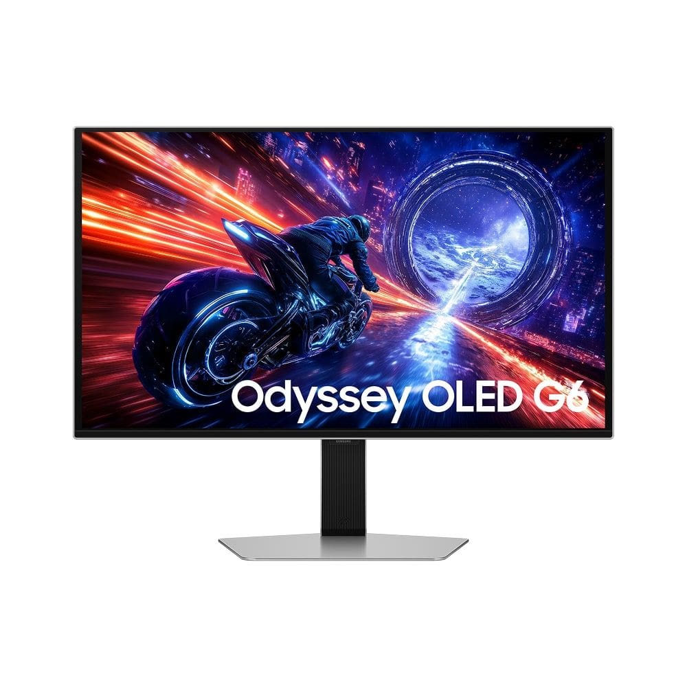 Monitor Samsung Odyssey OLED G6”, 27”, 500Hz, 0.03ms, ajuste de altura, FreeSync Premium Pro, DP, HDMI, USB, QHD
