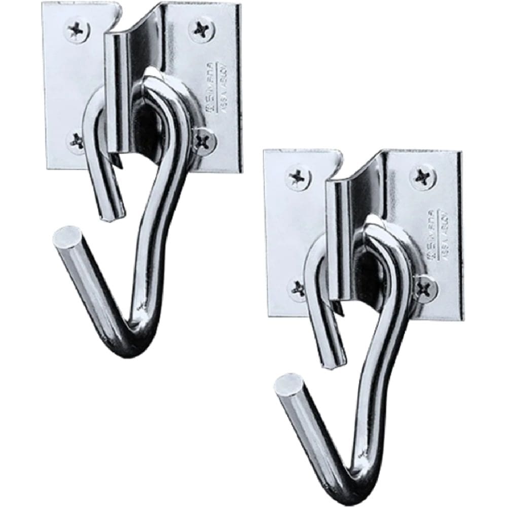 Gancho Armador De Rede Aço Carbono com 2pçs - 92379 - SILVANA