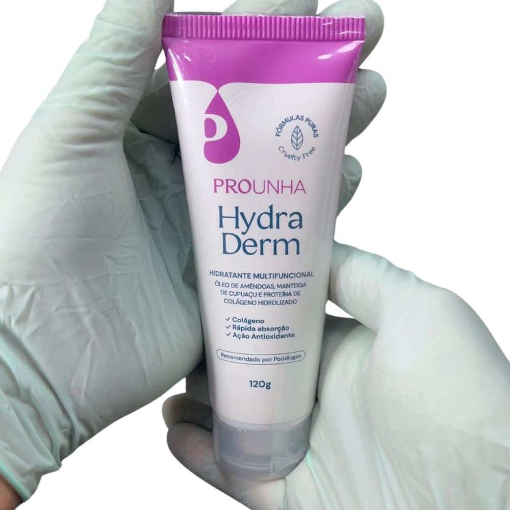Hydraderm Pro Unha 120g - Hidratante de Toque Seco