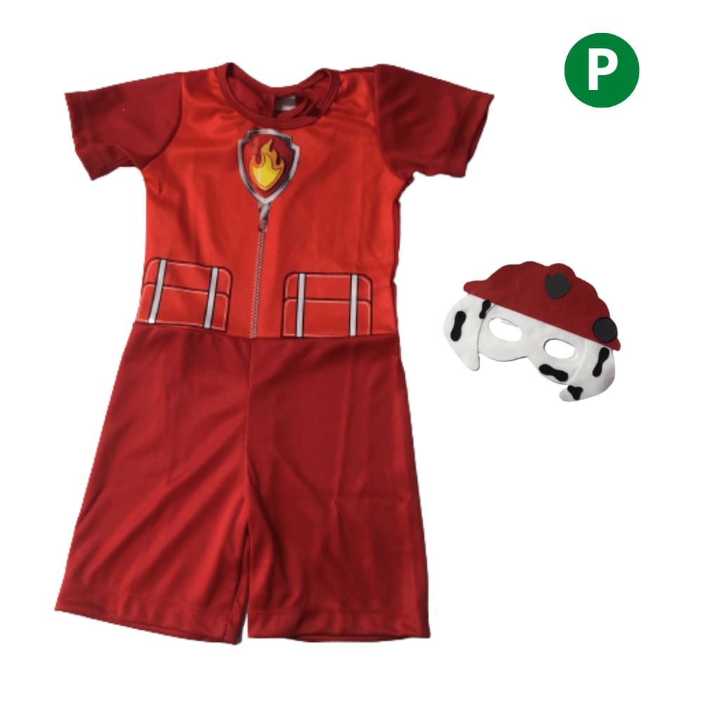 Kit Fantasia Patrulha Menino Infantil P