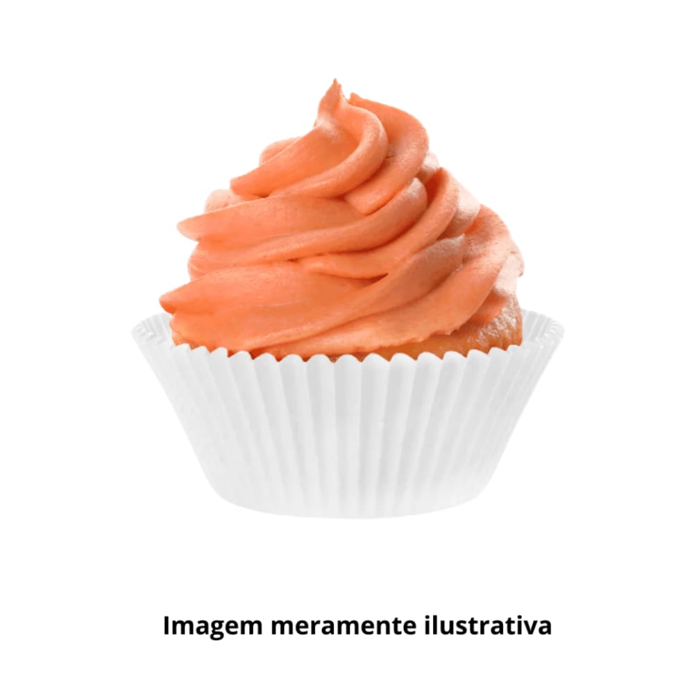 Forma Para Cupcake N°0A Branca c/ 45Un Dafesta