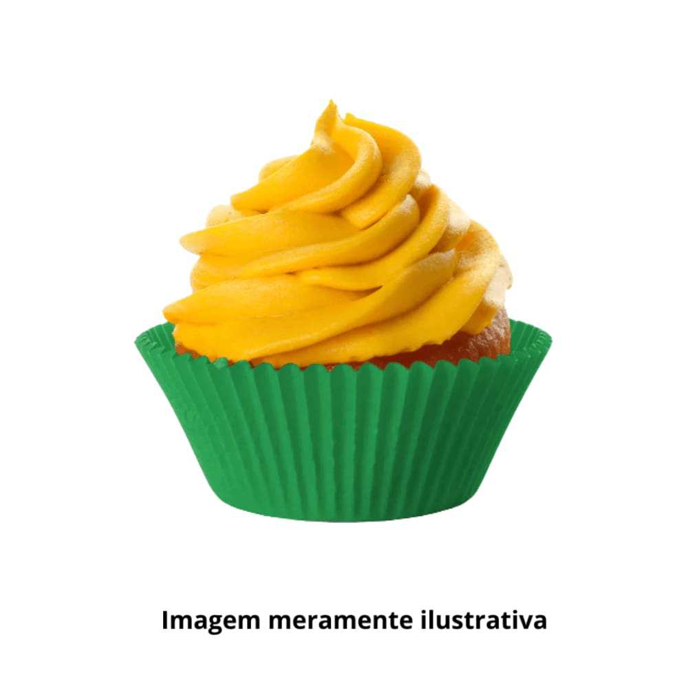 Forma Para Cupcake N°0A Verde c/ 45Un Dafesta