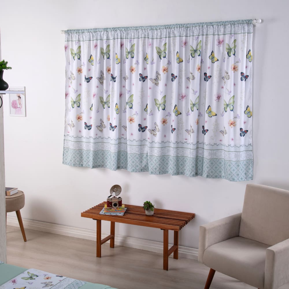 Cortina Quarto Menina Infantil Juvenil Girl para Varão Simples Duplo 2m Estampa Digital