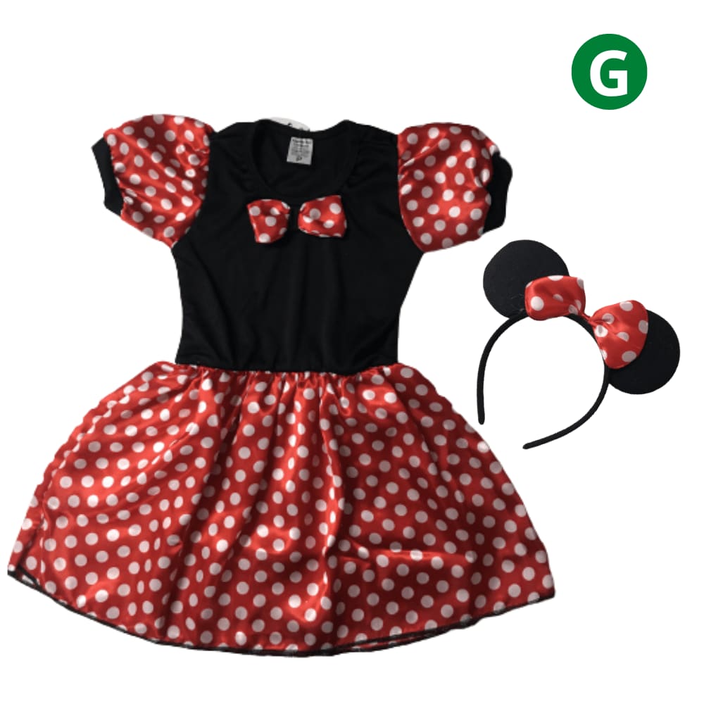Kit Fantasia Ratinha Infantil G