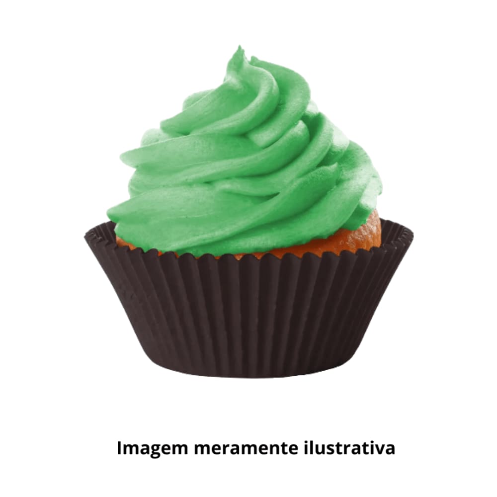 Forma Para Cupcake N°0A Marrom c/ 45Un Dafesta