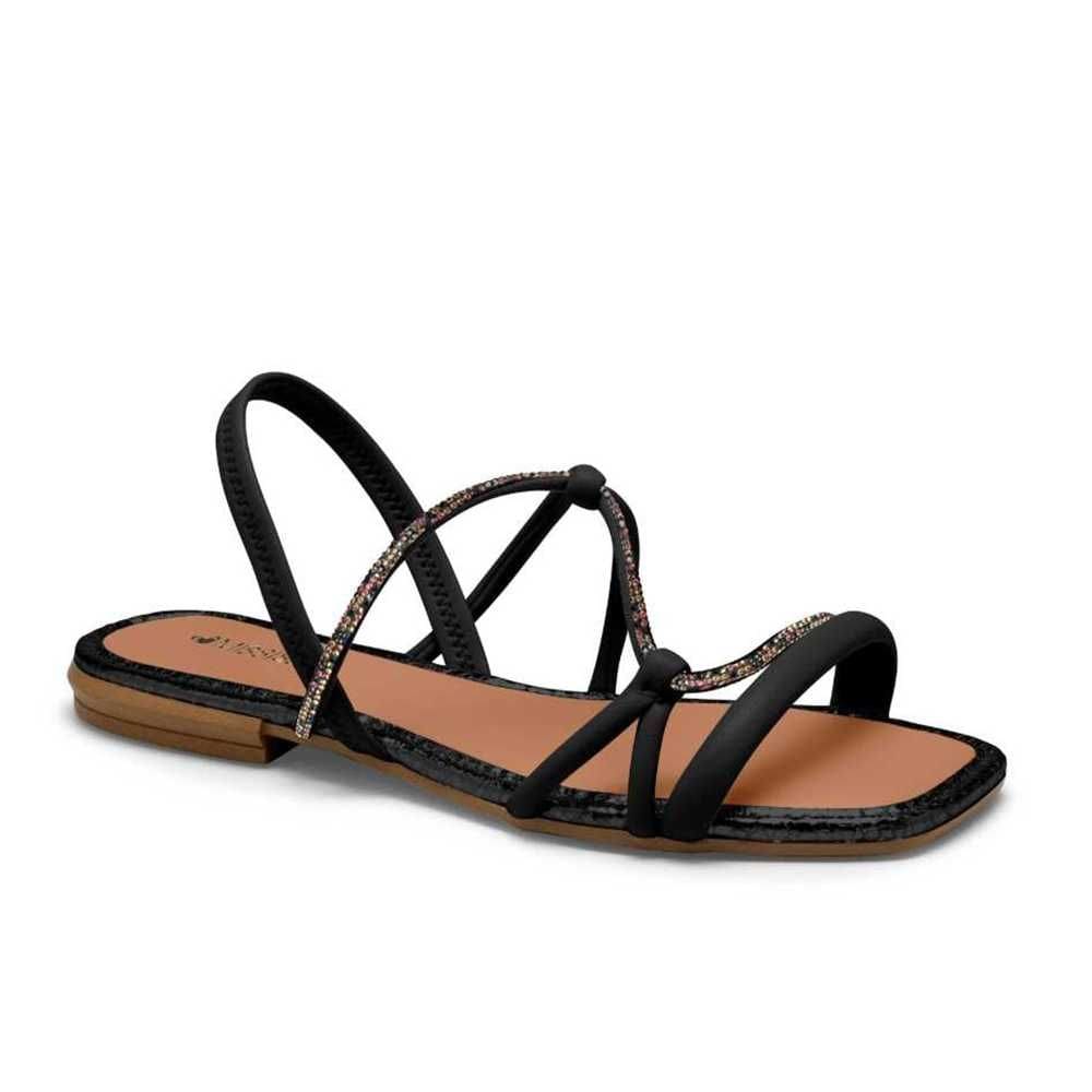 Sandália Feminina Mississipi Rasteira Tiras Trançadas