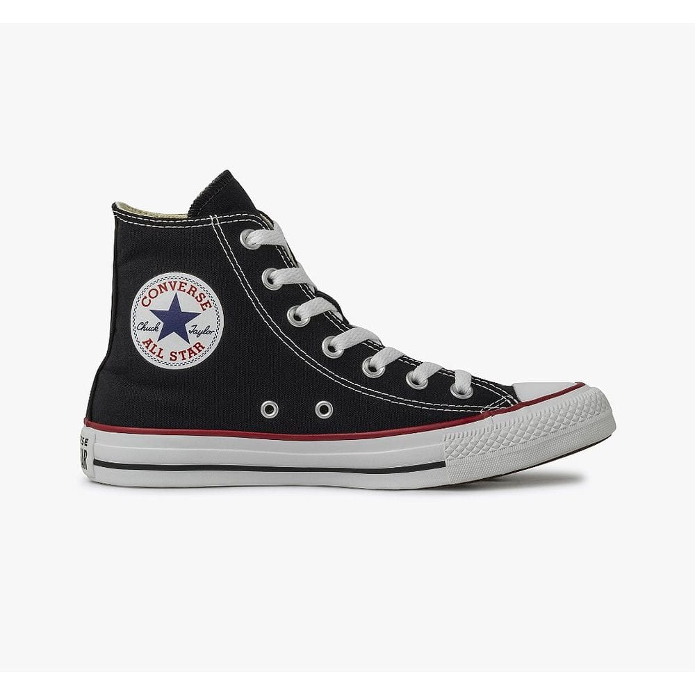 Tenis Botinha All Star Converse Tradicional Preto Vermelho