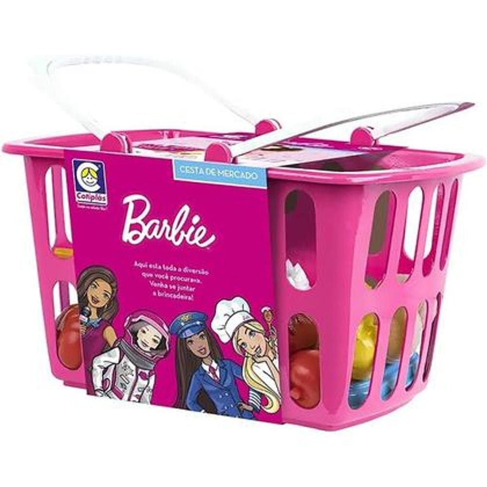 Cestinha Infantil Da Barbie c/ Acessórios