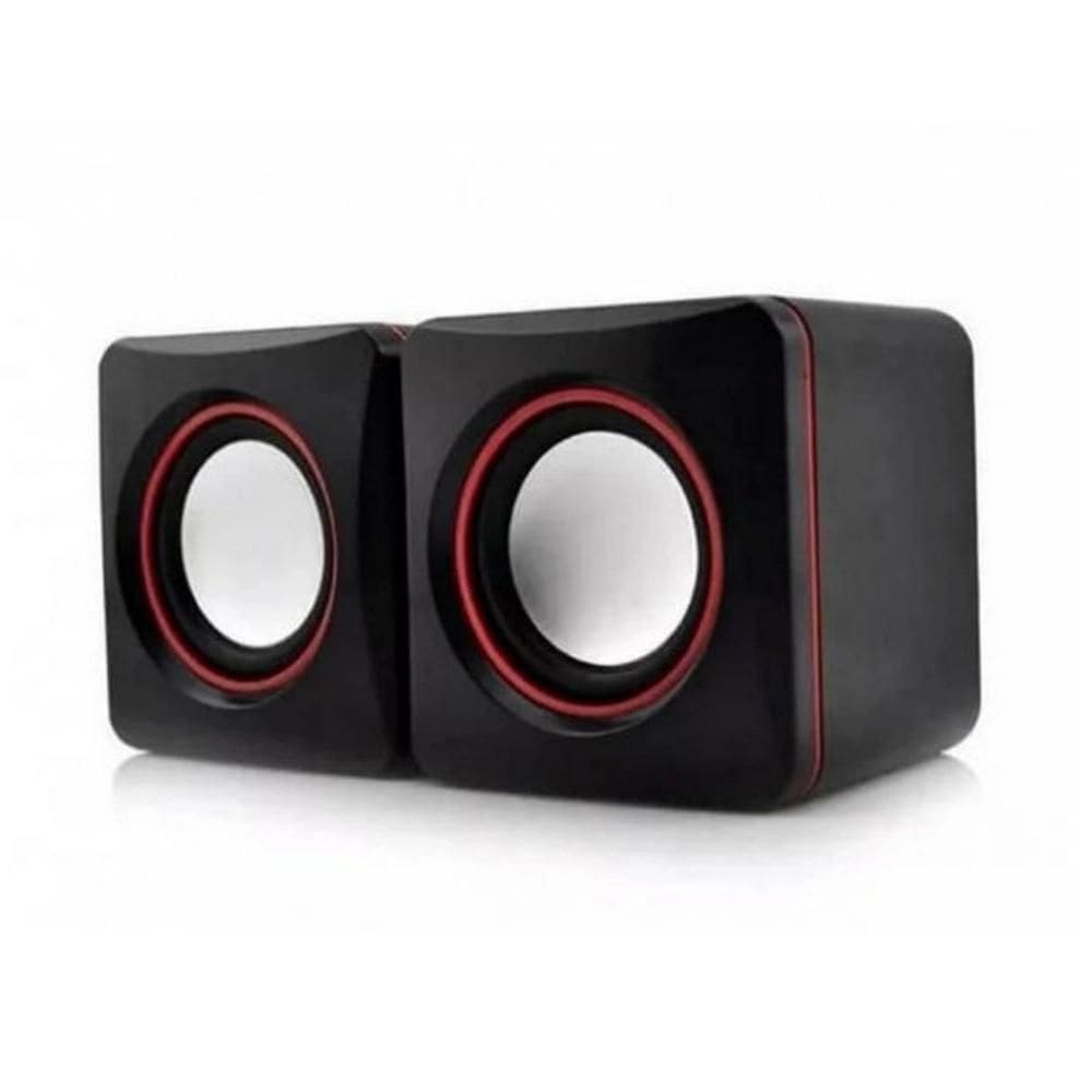 Caixa De Som Para Computador PC Notebook 5w Rms Cabo P2 USB