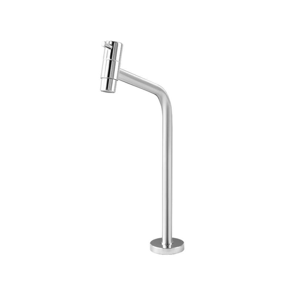 Torneira de banheiro monocomando alta Aurá Pingoo.casa - Prata