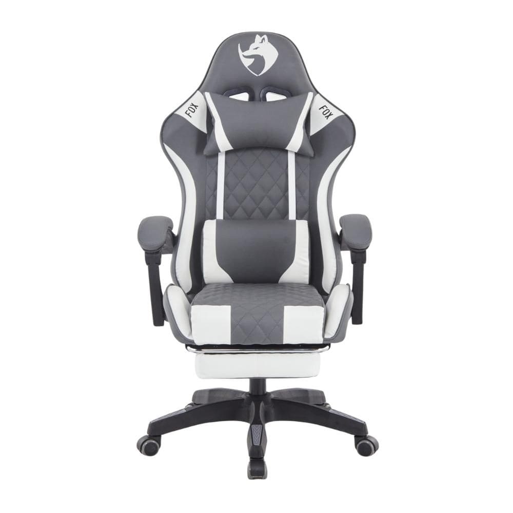 Cadeira Gamer Fox Racer Luna com Apoio de Pés UT-B200 Cinza