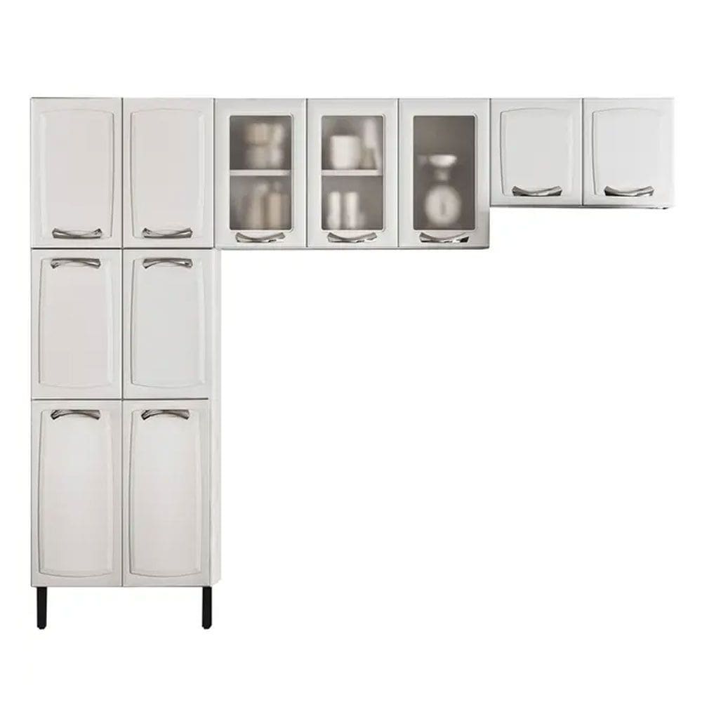 Cozinha Modulada New Premium 3 Peças 11 Portas Aço Itatiaia