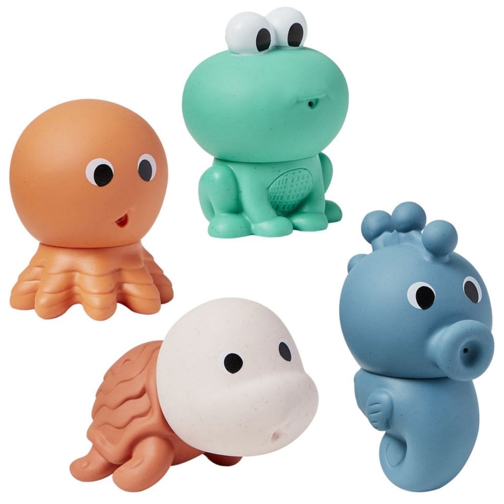 Brinquedo Fundo do Mar Banho Banheira Divertidos 4 Meses Desmontáveis Laváveis Buba