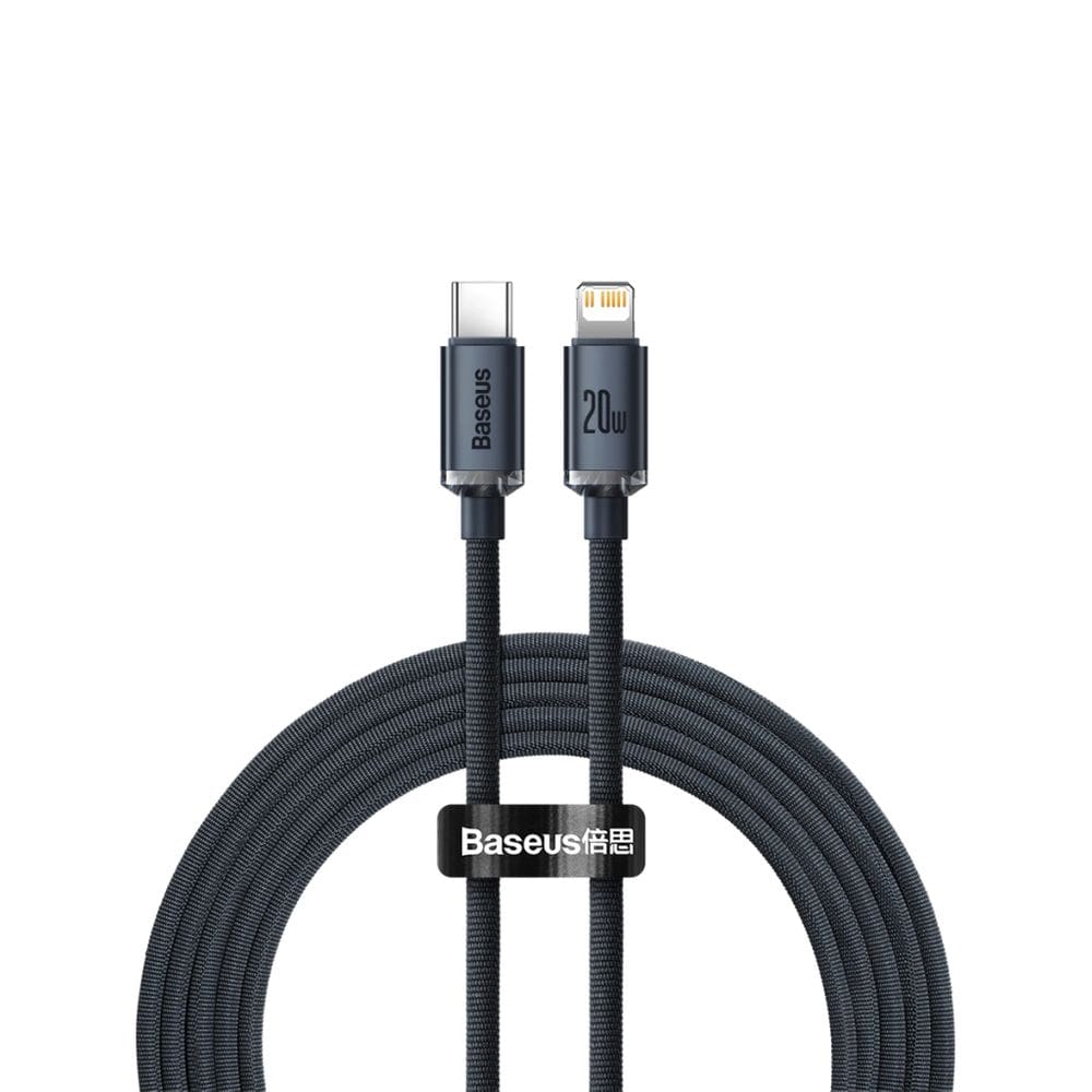 Cabo rapido USB-C para Lightning Crystal Shine 20W 1.20 Metros