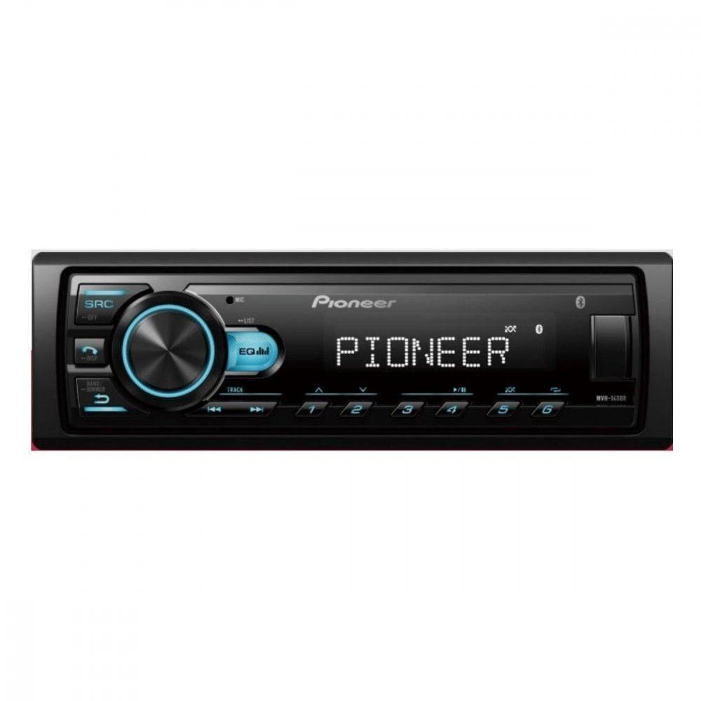 Som Automotivo Pionner Bluetooth Usb Fm Mvh-145br Preto