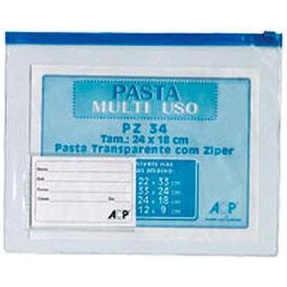 Pasta Malote Multiuso Cristal 24X18Cm