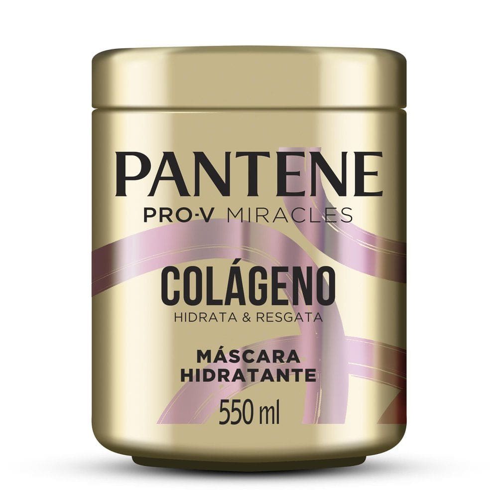 Máscara Hidratante Pantene Colágeno Hidrata e Resgata 550ml