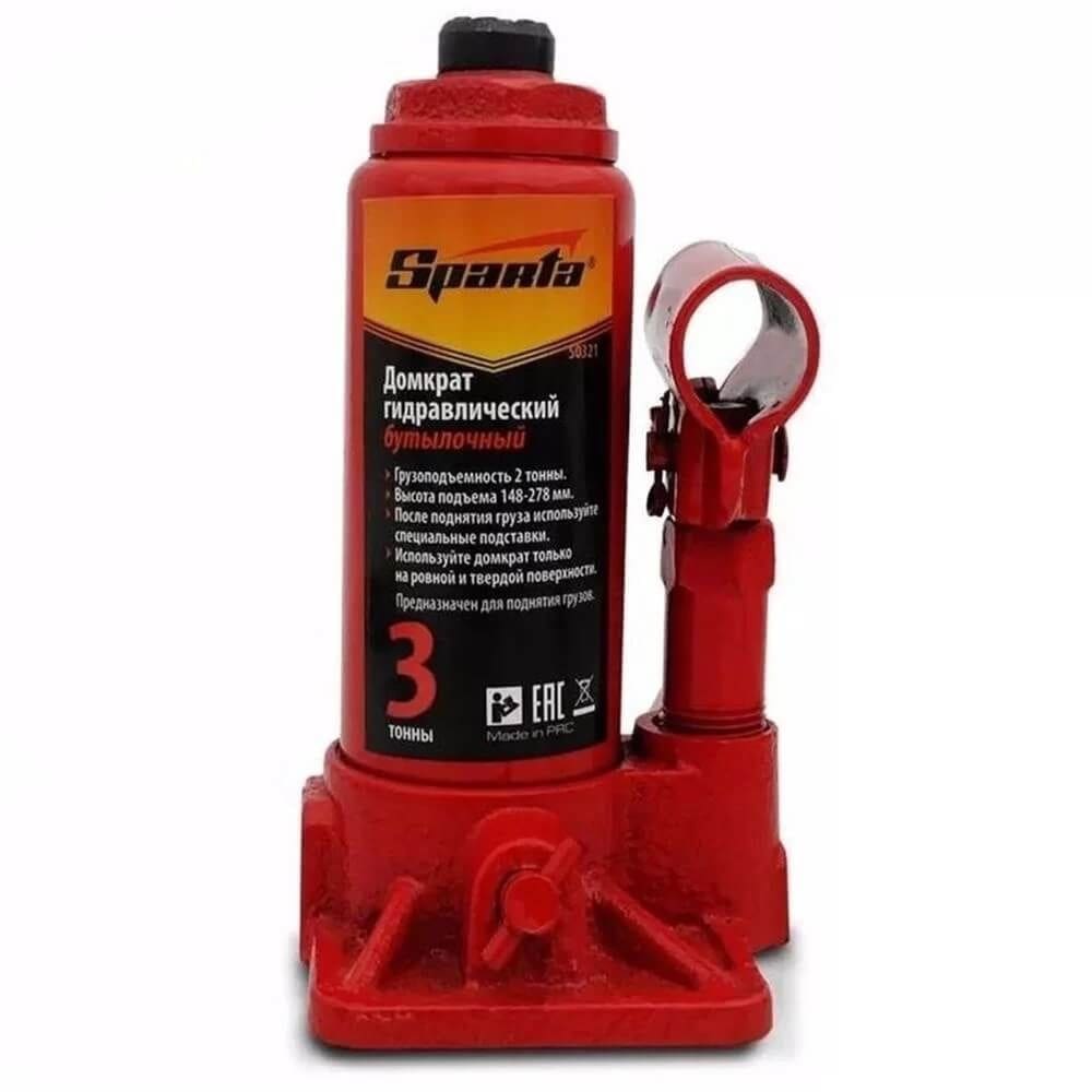 Macaco Hidráulico Tipo Garrafa 3 Toneladas 180-340mm - 5032255 - SPARTA