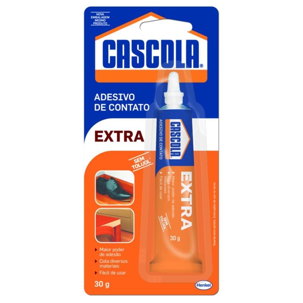 Cascola Extra sem Toluol 30 Gramas - 978054 - CASCOLA