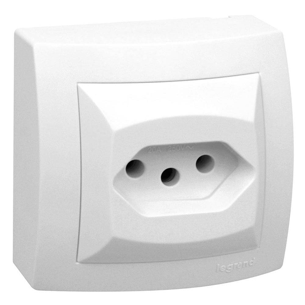 Tomada 2P+T PB Sistema X 20A - 675061 - PIAL