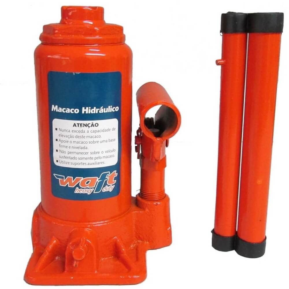 Macaco Hidráulico Tipo Garrafa 4 Toneladas - 6522 - WAFT