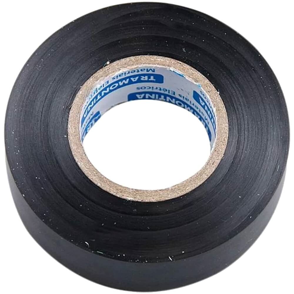 Fita Isolante Preta Classe C 0,13mm x 19mm x 20 Metros - 57545102 - TRAMONTINA