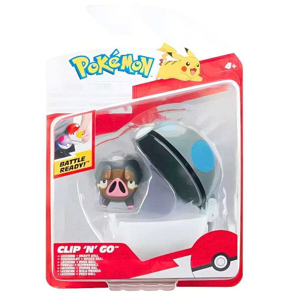 Boneco Lechonk Com Pokebola Pokemon 3427 - Sunny