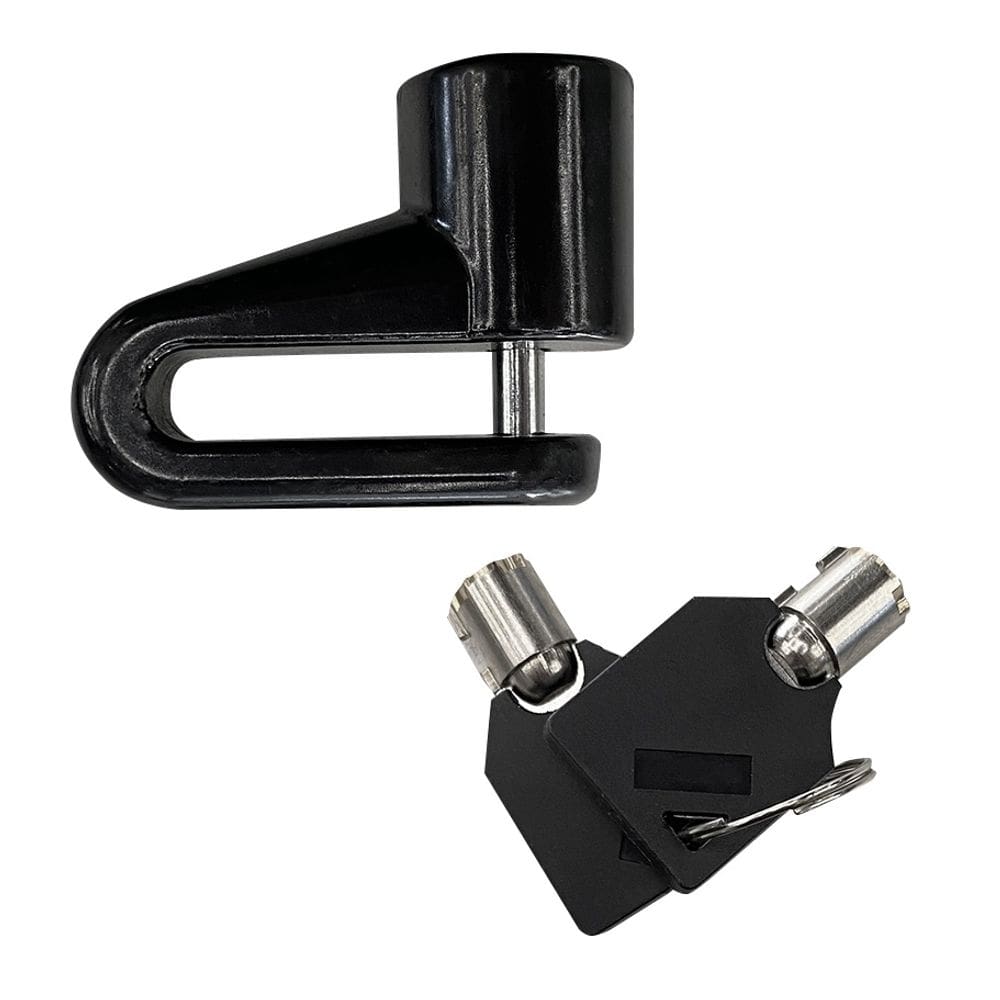 Trava Tranca Cadeado Disco Pino 5,5Mm Preto Anti Furto Roubo Moto Pino 5,5Mm Spec Importado