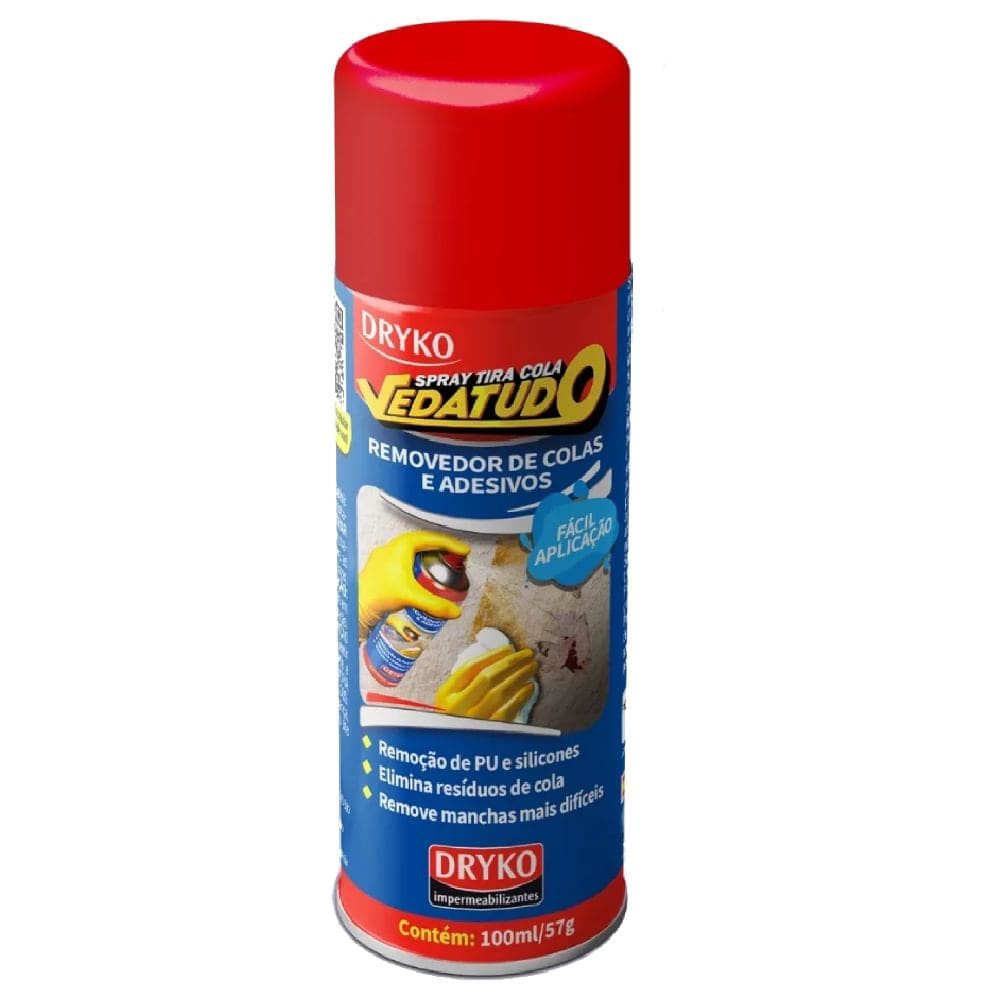Spray Removedor de Colas e Adesivos 100ml - TIRACOLA100 - DRYKO