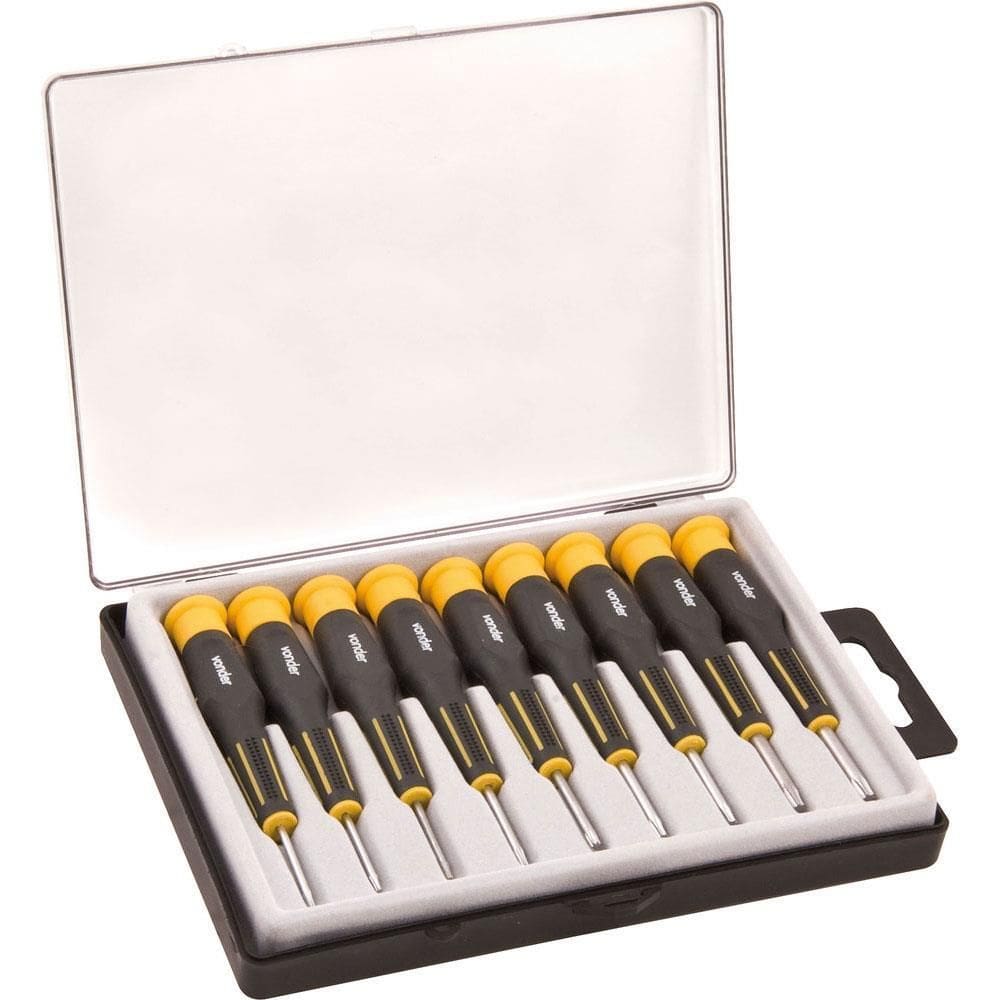 Jogo de Chave Torx de Precisão Com 9 Peças T04 A T20 - 35.70.009.000 - VONDER