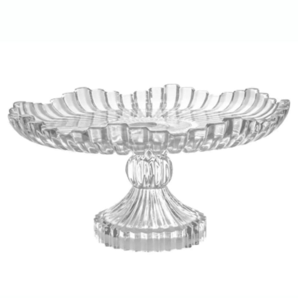 Prato Para Bolo E Doces Com Pé Milan 29cm Casambiente