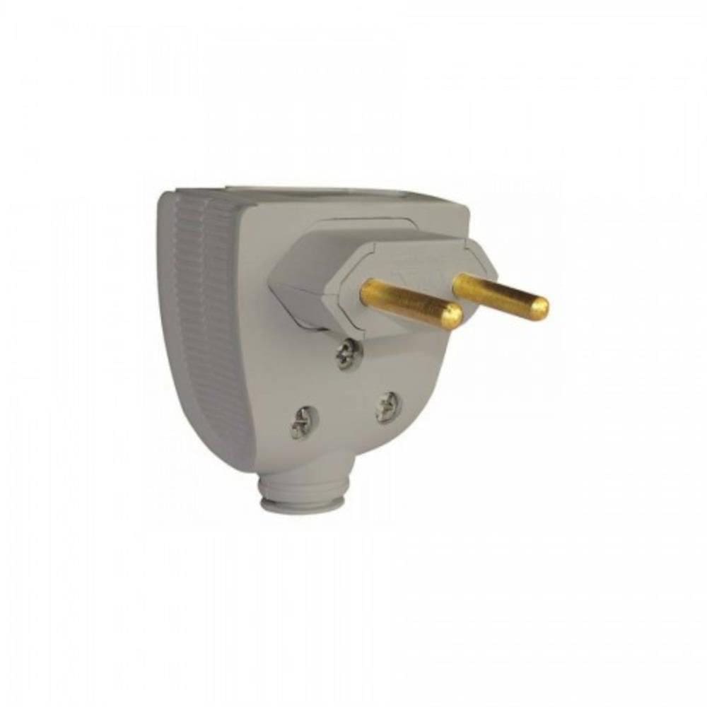 Plugue Profissional Reforçado 2P 20 Ampères Cinza - 615871 - PIAL