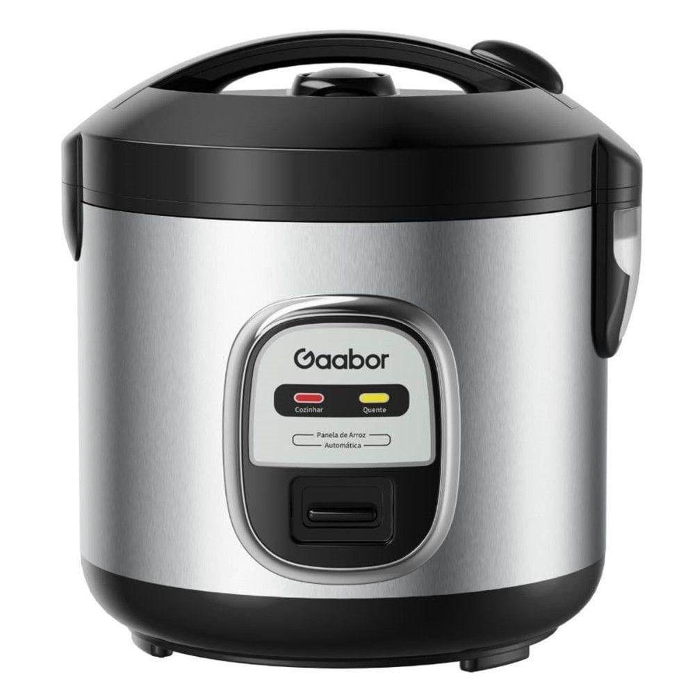 Panela De Arroz Elétrica Gaabor Orion 5 Xícaras 1l 400w Inox 110V