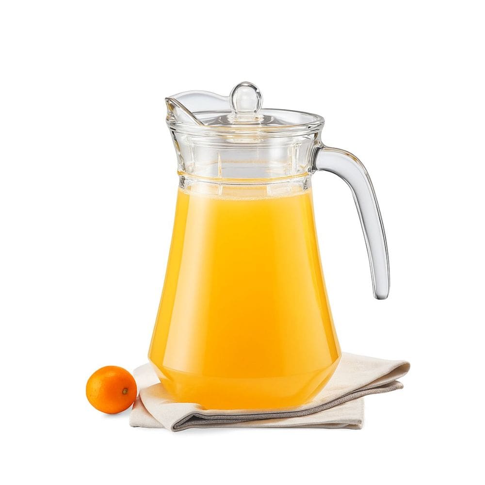 Jarra De Vidro 1,3 Litros Com Tampa Casambiente