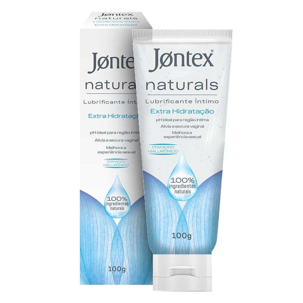 Gel Íntimo Jontex Naturals Extra Hidratação 100% Natural Ácido Hialurônico 100g