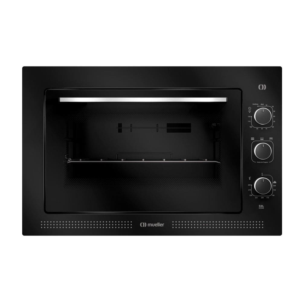 Forno Elétrico de Embutir Mueller Preto 50 Litros MFE50K