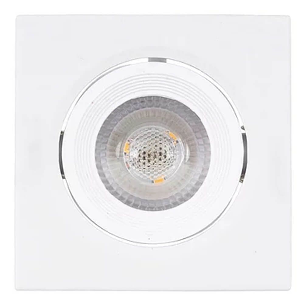 Spot Led Quadrado Direcionável Bivolt 3 Watts e 3000K - 9977 - GAYA