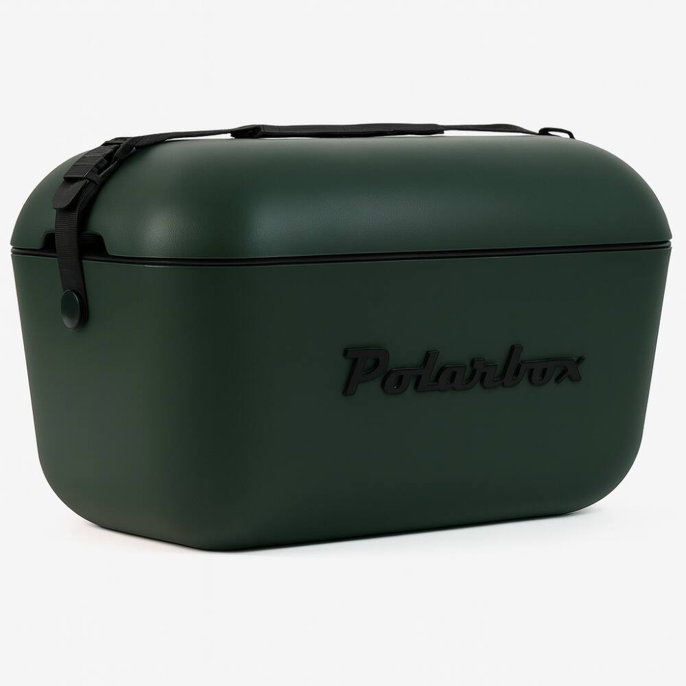 Cooler Polarbox 20L - Verde escuro com a Alça preta