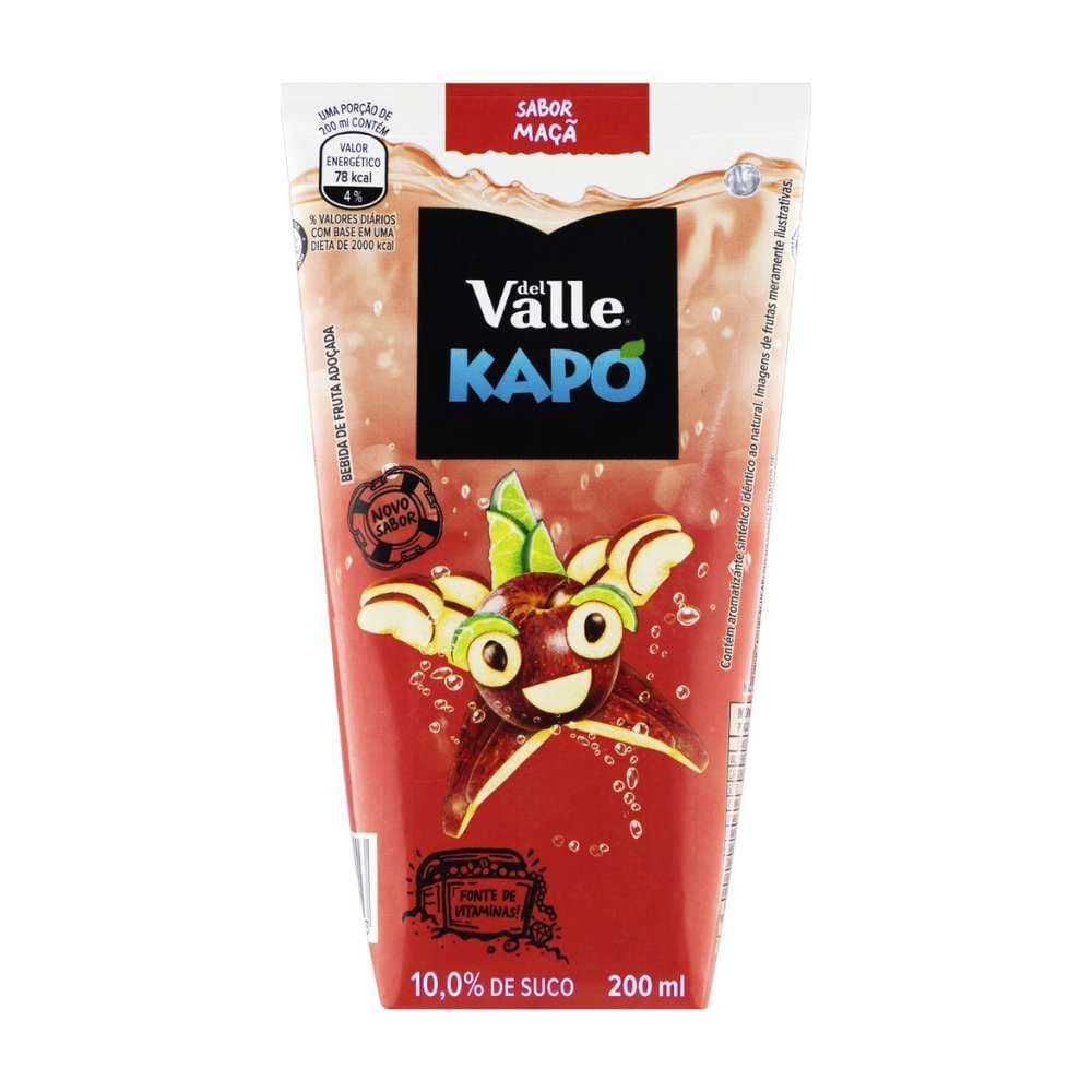 Suco Del Valle Kapo Sabor Maçã 200ml