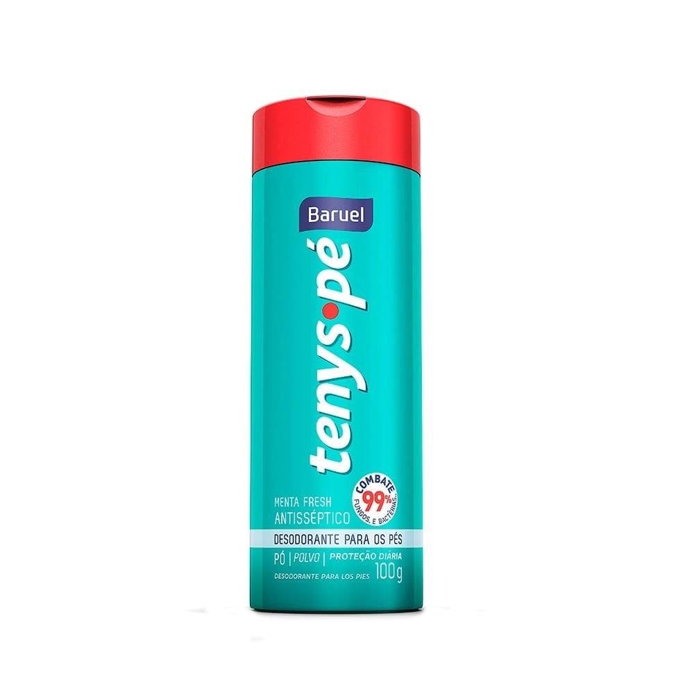 Desodorante para os Pés Tenys Pé Baruel em Pó Action/Menta Fresh 100g