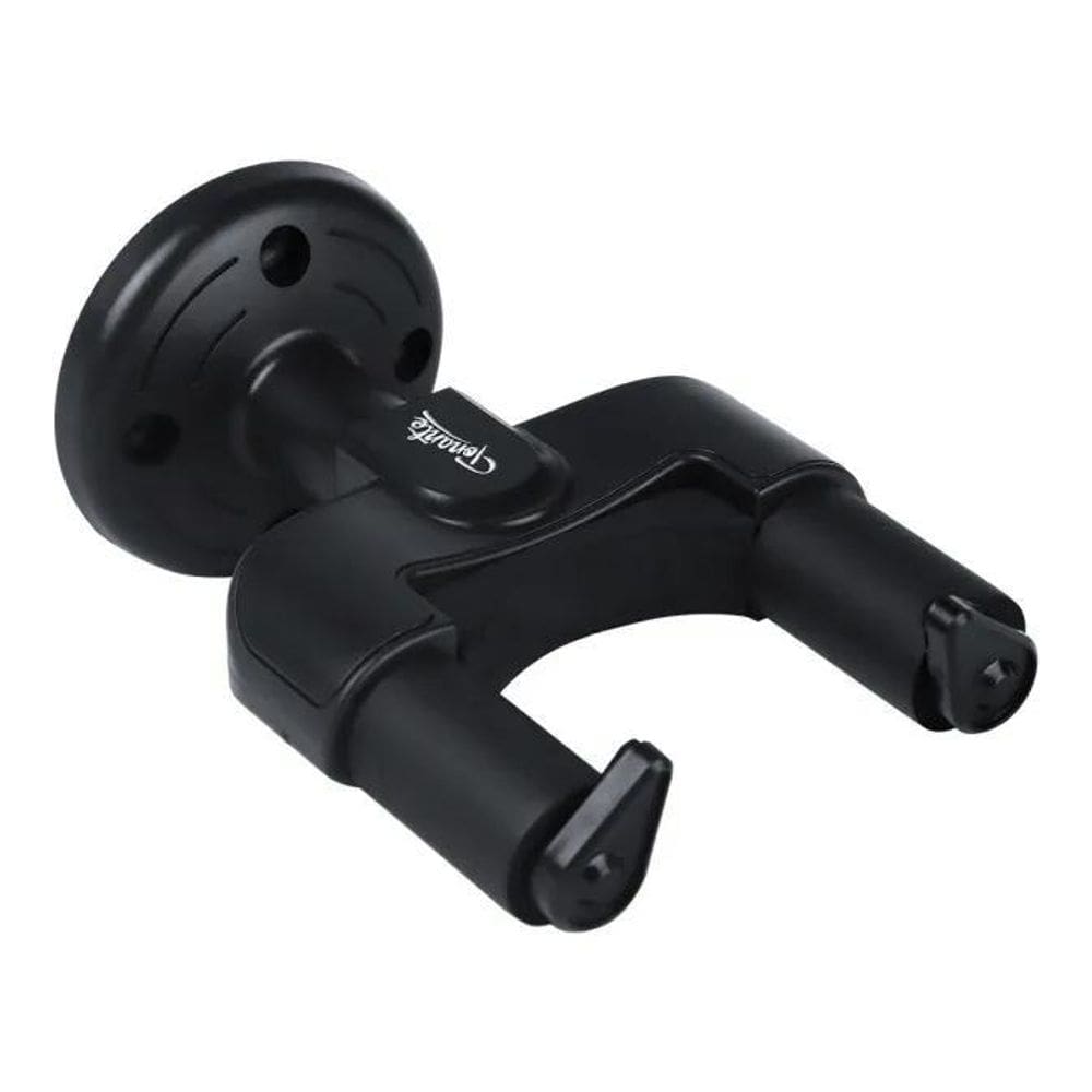 10X Suporte Parede Para Violão Guitarra Com Trava Cor Preto