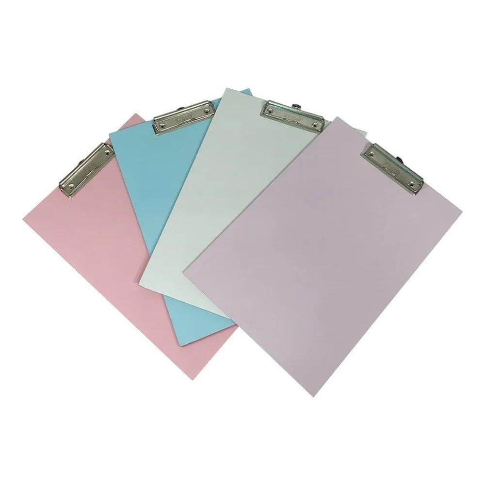 10X Prancheta A4 Colorida Mdf Com Oficio Prendedor Eficiente