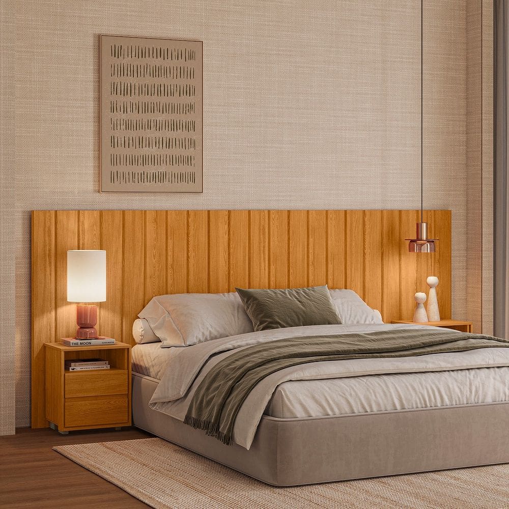 Cabeceira Extensível Frida Cinamomo Madetec