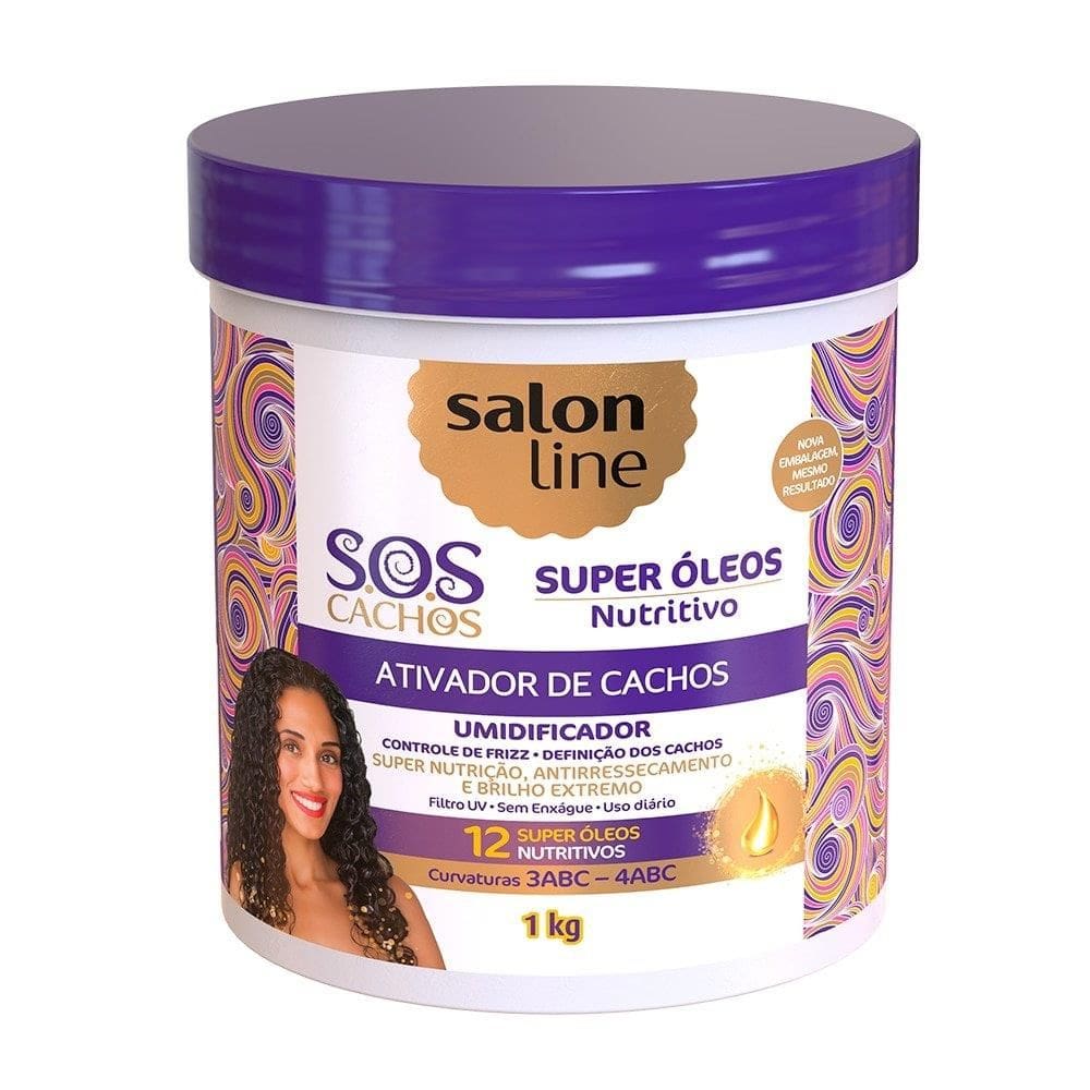 Creme Ativador de Cachos Salon Line S.O.S. Nutritivo 1kg