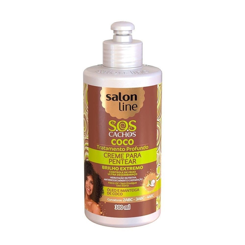 Creme para Pentear Salon Line S.O.S. Cachos Coco 300ml