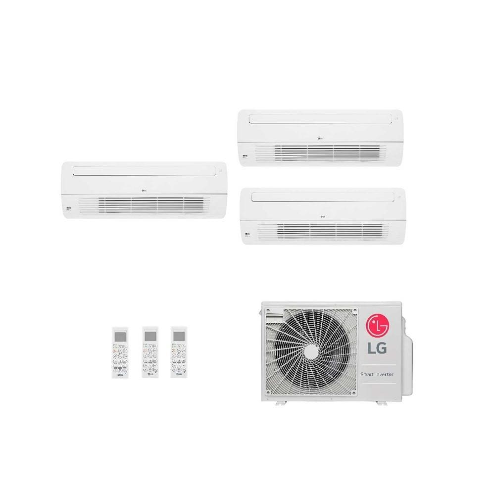 Ar condicionado Multi Split Inverter 3 ambientes ( 1via 2X 9.000BTUS, 1X 12.000BTUs) Quente/Frio WiFi integrado