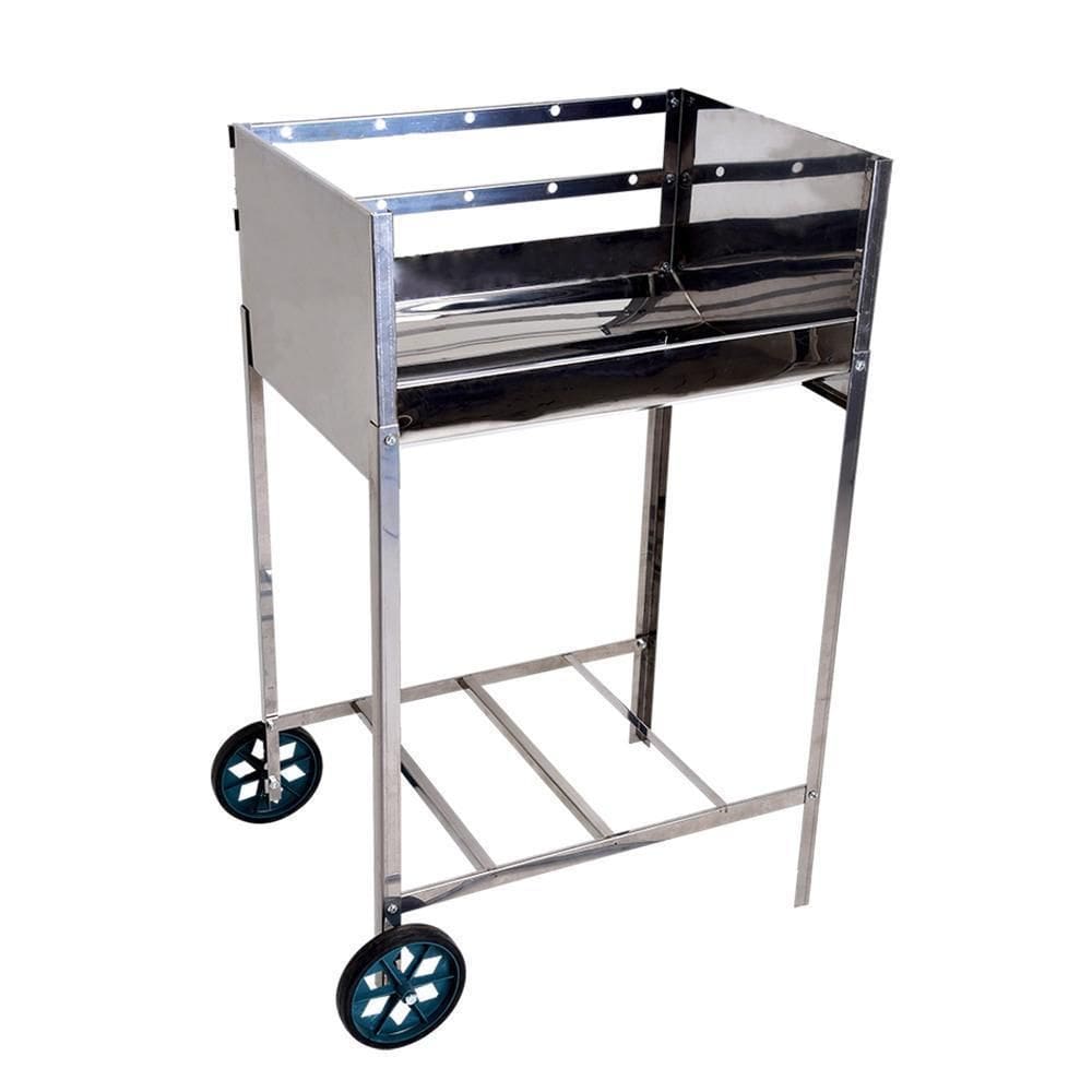 Churrasqueira Portátil Com Rodas 5 Espetos Issi Grill