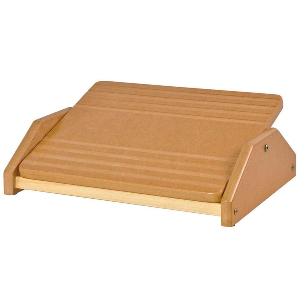 Apoio Para Pés Ergonômico - Mdf Natural 3702