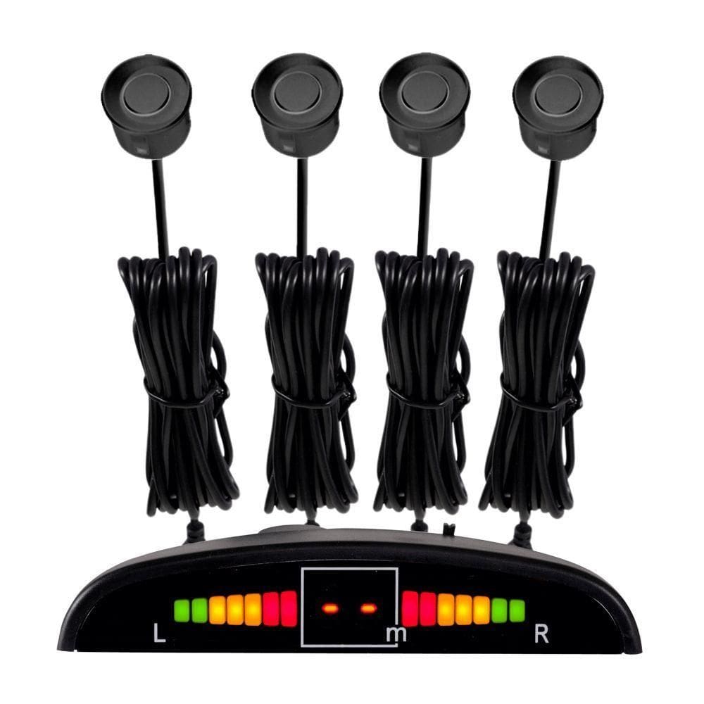 Sensor De Estacionamento Roadstar Rs304br - Preto Brilhante